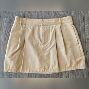 ZARA Khaki Mini Skirt
